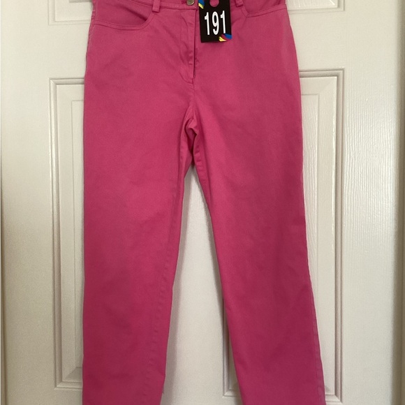 Tori Richard Pink Straight Leg Pants Sz 2 - Picture 12 of 12
